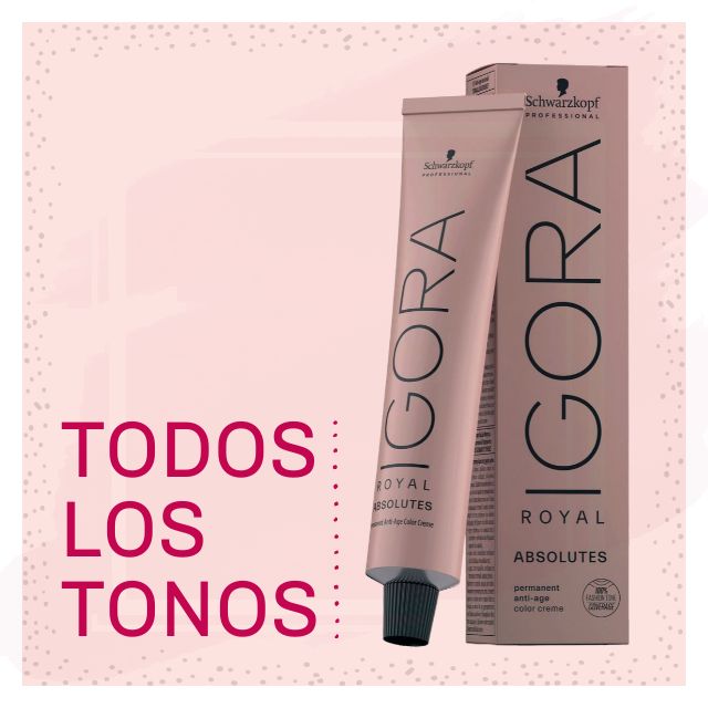 TODOS LOS TONOS Schwarzkopf Igora Royal Absolutes Tinte 60ml