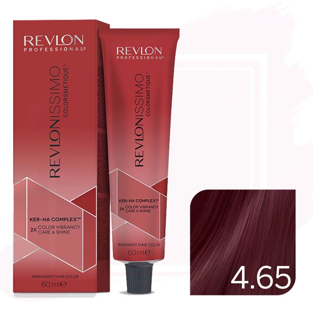 Revlonissimo Colorsmetique Tinte Permanente 4.65 - Castaño Medio Rojizo Caoba 60ml