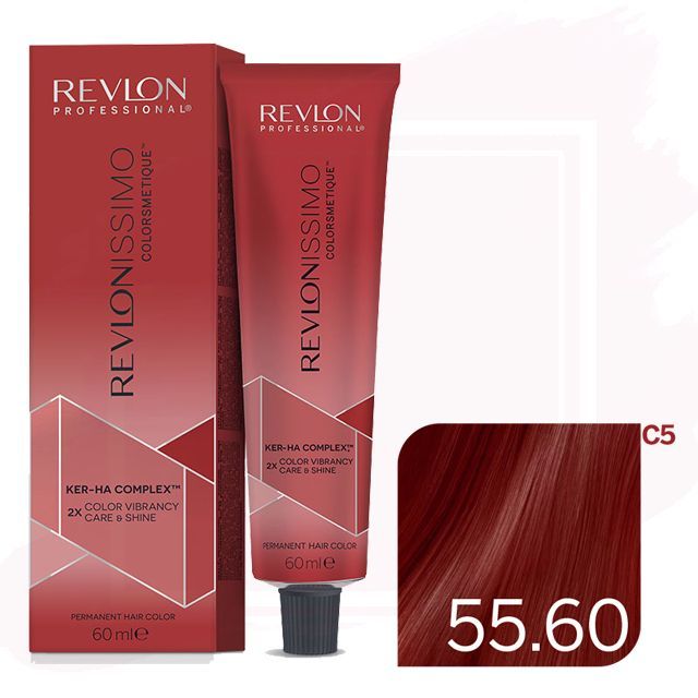 Revlonissimo Colorsmetique Tinte Permanente 55.60 - C5 Rojo Oscuro Intenso 60ml