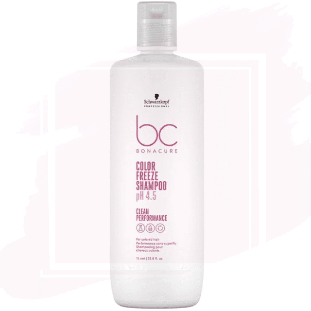 Schwarzkopf Bonacure Color Freeze pH 4.5 Champú Silver para Cabello Gris o Decolorado 1000ml