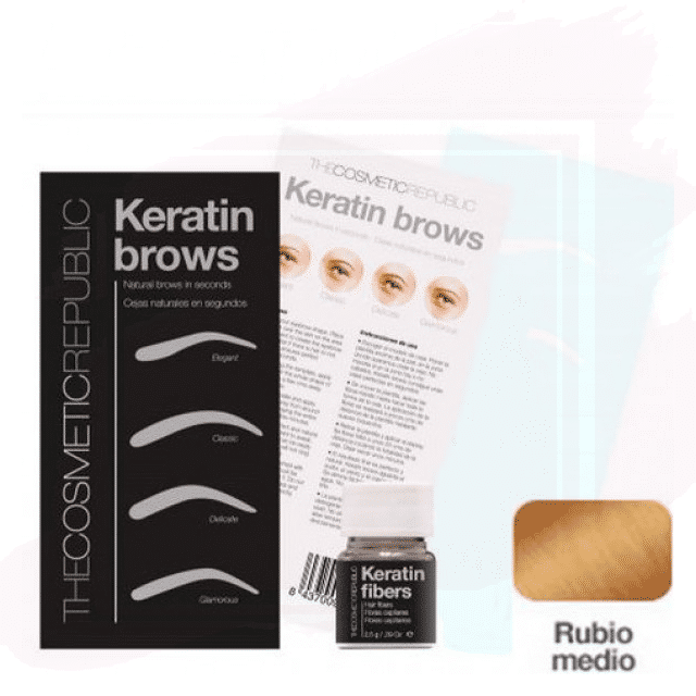 The Cosmetic Republic Keratin Brows Rubio Medio