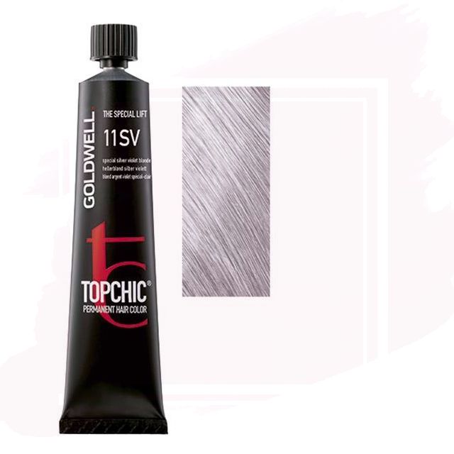 Goldwell Topchic Tubo Tinte 11SV - Rubio Muy Claro Plata Violeta