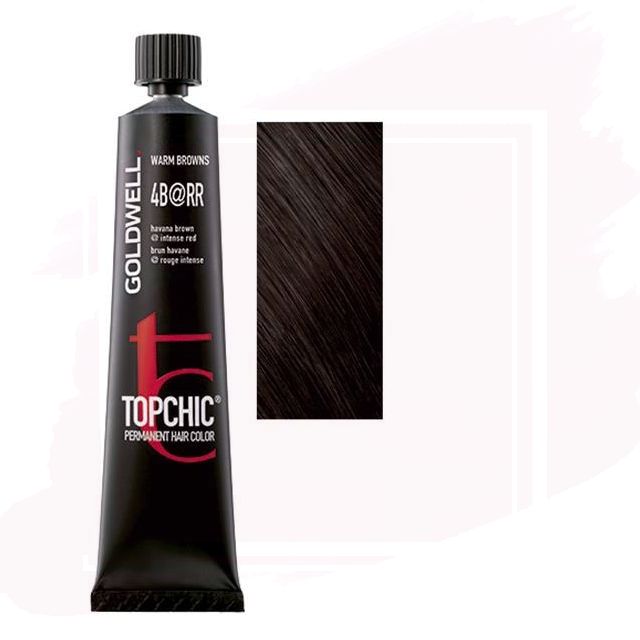 Goldwell Topchic Tubo Tinte 4B@RR - Castaño Beige Rojo Intenso