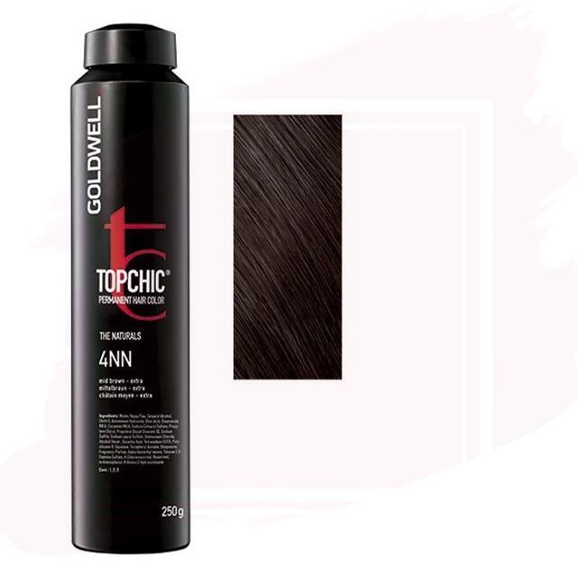 Goldwell Topchic Depósito Tinte 4NN - Castaño Medio Extra