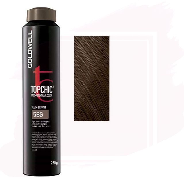 Goldwell Topchic Depósito Tinte 5BG - Castaño Claro Marrón Dorado