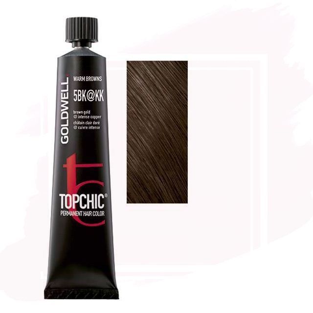 Goldwell Topchic Tubo Tinte 5BG@KK - Castaño Claro Marrón Dorado Cobre Intenso