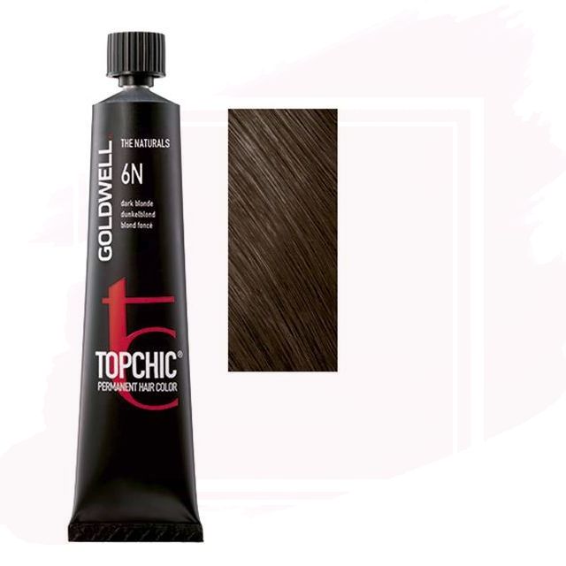 Goldwell Topchic Tubo Tinte 6N - Rubio Oscuro