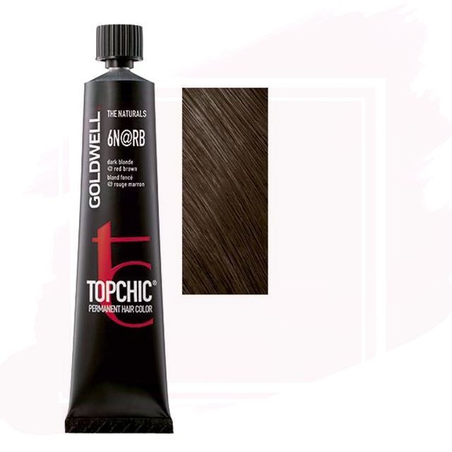 Goldwell Topchic Tubo Tinte 6N@RB - Rubio Oscuro Haya Medio