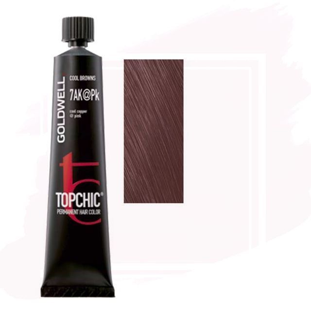 Goldwell Topchic Tubo Tinte 7AK@Pk - Cobrizo Frío Sutil Rosado