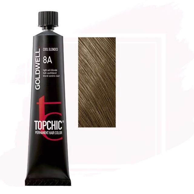 Goldwell Topchic Tubo Tinte 8A - Rubio Claro Ceniza