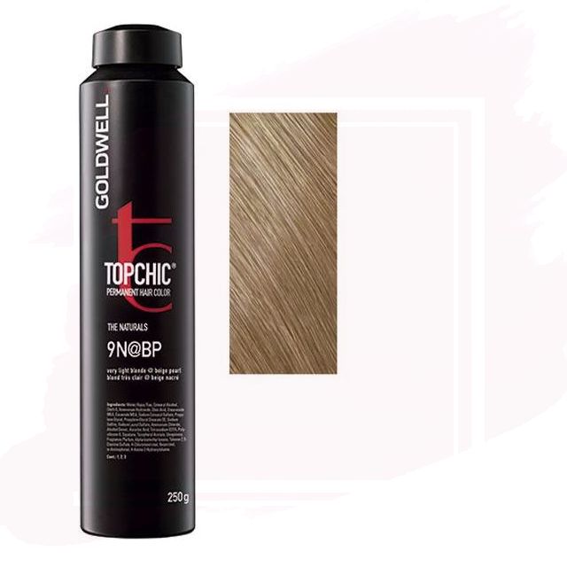 Goldwell Topchic Depósito Tinte 9N@BP - Rubio Muy Claro Beige Perlado