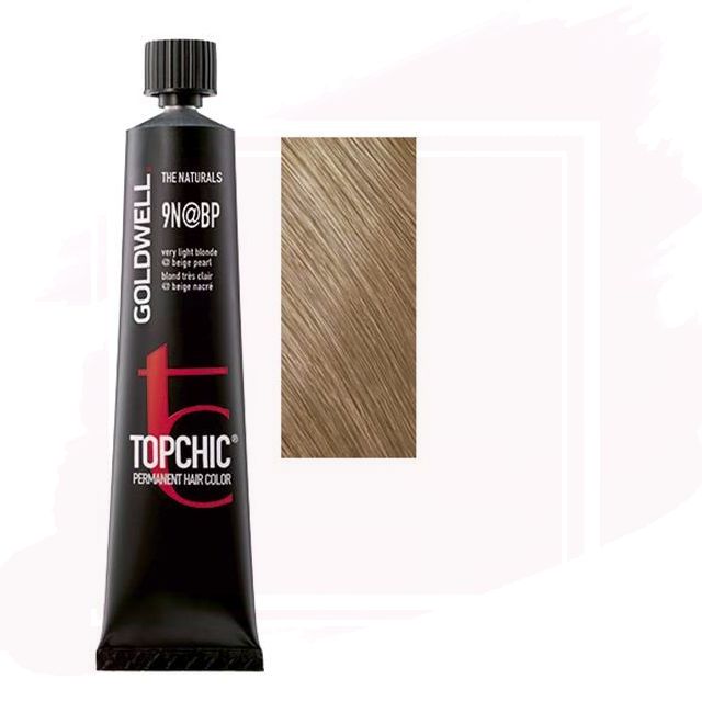 Goldwell Topchic Tubo Tinte 9N@BP - Rubio Muy Claro Beige Perlado