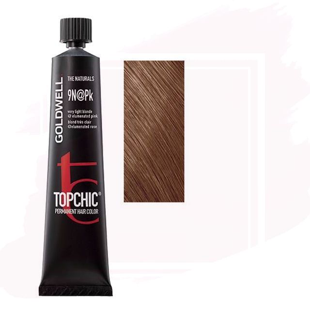 Goldwell Topchic Tubo Tinte 9N@PK - Rubio Muy Claro Pink