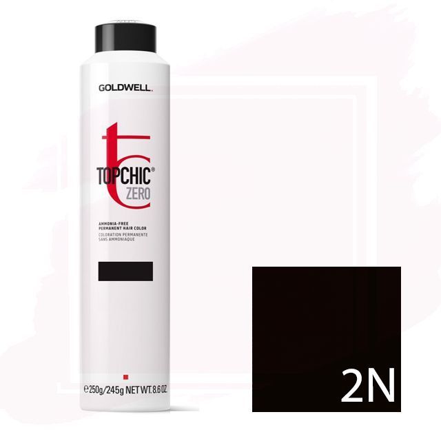 Goldwell Topchic Zero Tinte en Depósito 2N - Negro 250ml