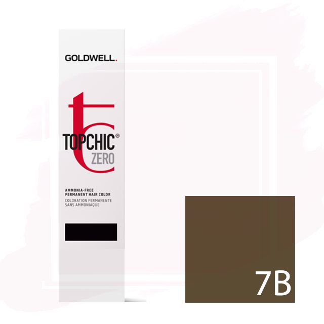 Goldwell Topchic Zero Tinte en Tubo 7B - Rubio Medio Beige 60ml