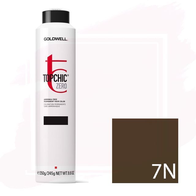 Goldwell Topchic Zero Tinte en Depósito 7N - Rubio Medio 250ml