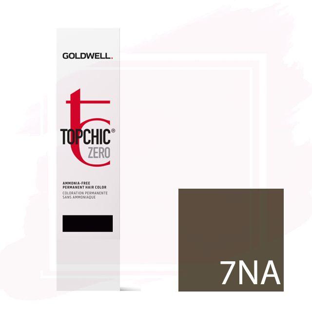Goldwell Topchic Zero Tinte en Tubo 7NA - Rubio Medio Natural Ceniza 60ml