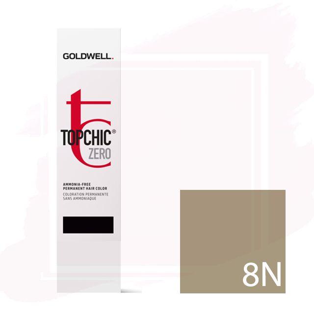 Goldwell Topchic Zero Tinte en Tubo 8N - Rubio Claro 60ml