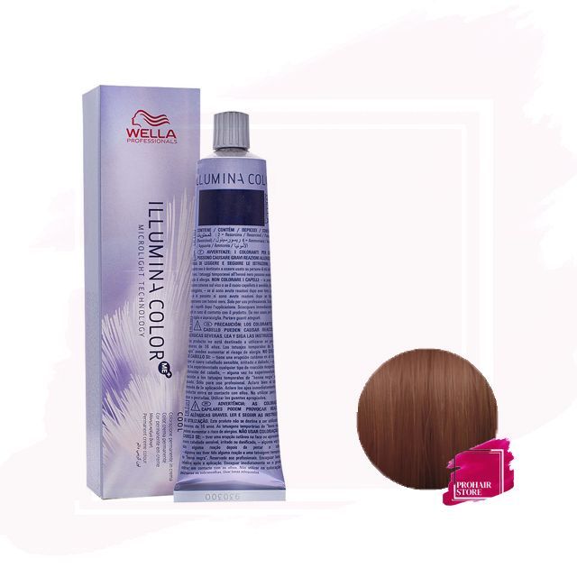 Wella Illumina Color Tinte 6/76 - Rubio Oscuro Marrón Violeta 60ml