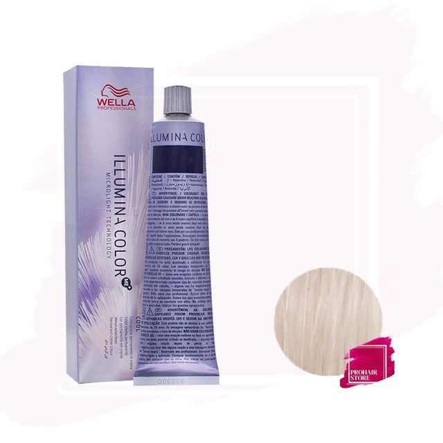 Wella Illumina Color Tinte 10/69 - Rubio Súper Claro Violeta Ceniza 60ml