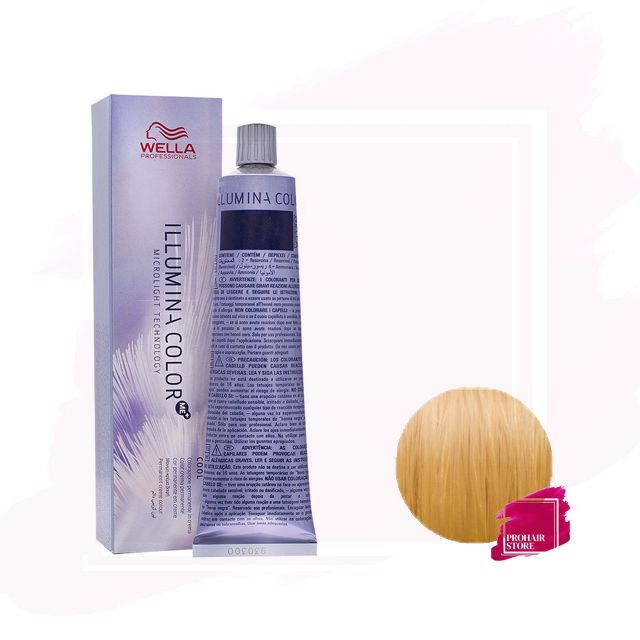 Wella Illumina Color Tinte 8/38 - Rubio Claro Dorado Perla 60ml