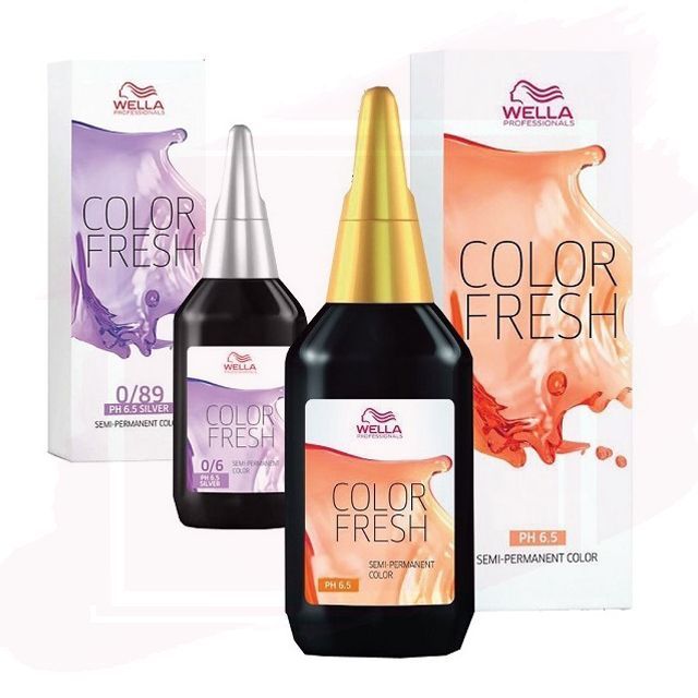 Wella Color Fresh Tinte Semipermanente 6/45 - Rubio oscuro cobrizo caoba 75ml