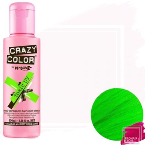 Prohair Store Crazy Color 79 Toxic Uv 100 ml (Verde) Prohair Store