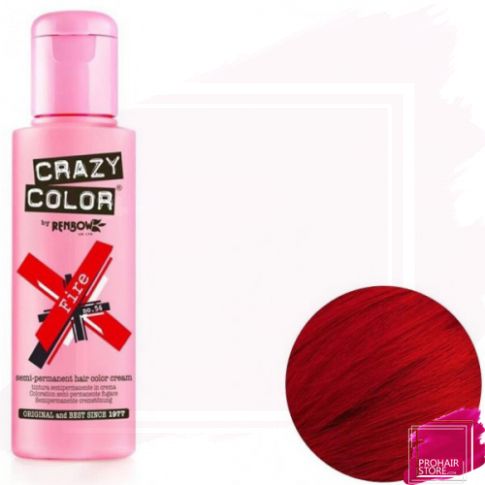 Coloracion de Fantasia Crazy Color 56 Fire 100 ml.