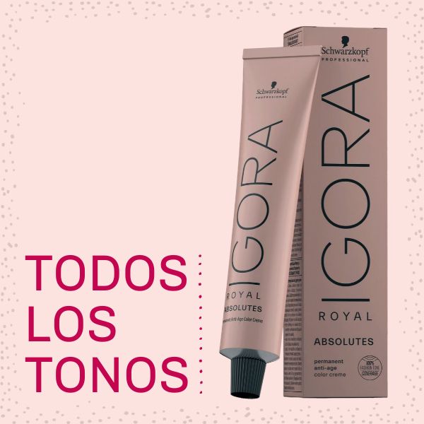 Schwarzkopf Igora Royal Absolutes 7-560 Rubio Dorado Medio Chocolate  Natural 60ml - coloración permanente