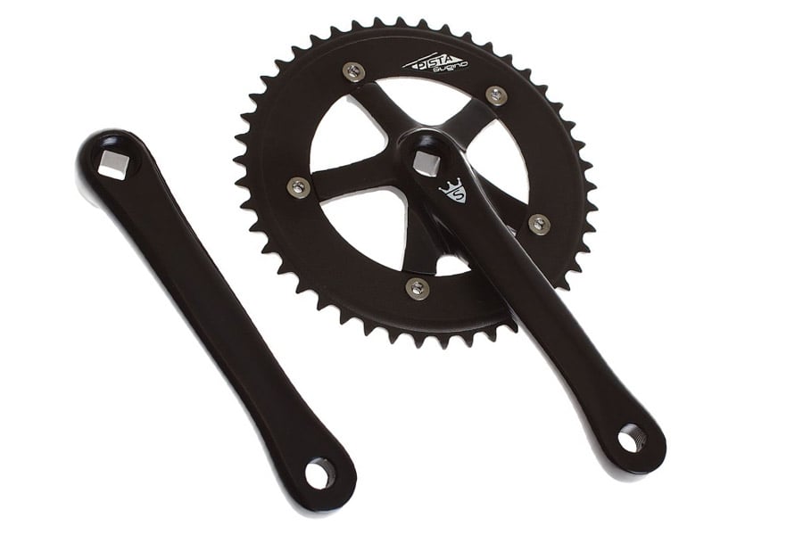 Sugino Pista Track crankset - silver | Cranksets | BMO Bike