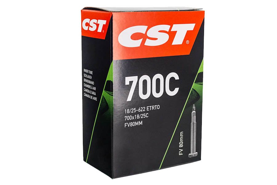 CST Inner Tube 700X18/25C FV 80mm - Black