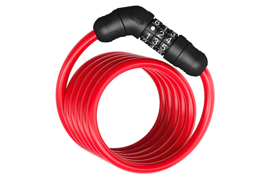 Abus Star 4508C/150 Kabellås Kombination - Rød