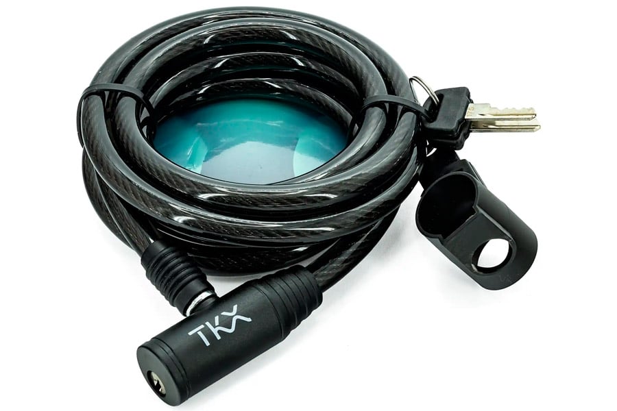 Tekmax 10X1800mm Cable Lock - Black