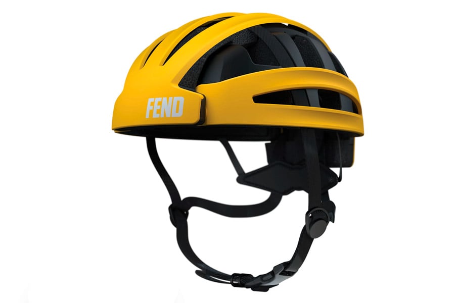 Casco Plegable Fend One Amarillo