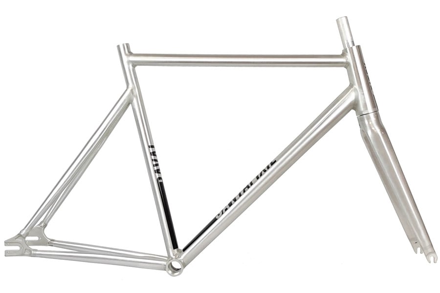 Raw aluminium bike frame hotsell
