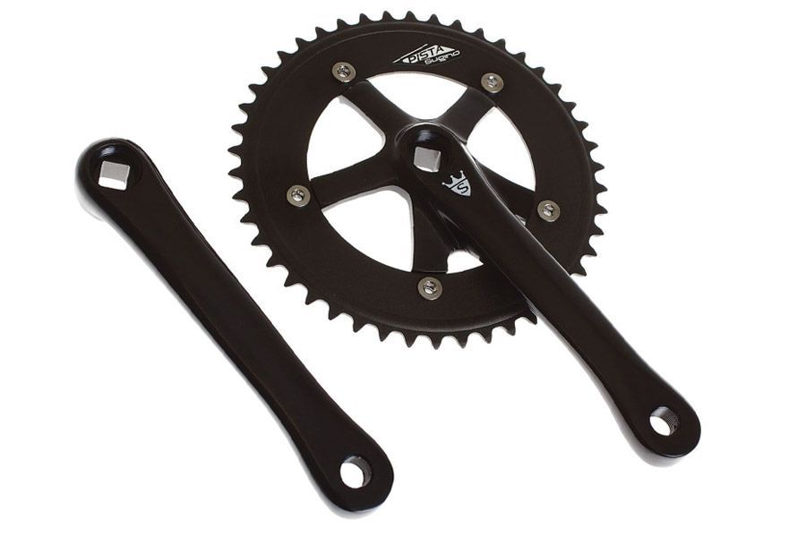 Sugino Pista Crankset 44t Black