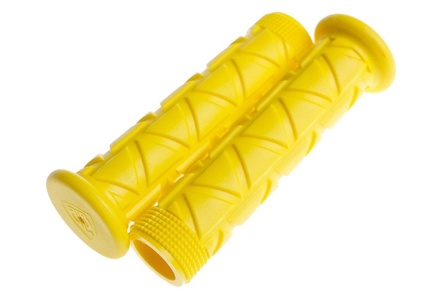 PUÑO BMX GOMA 22MMX135MM 120 GRS AMARILLO - El Outlet de la Bicicleta