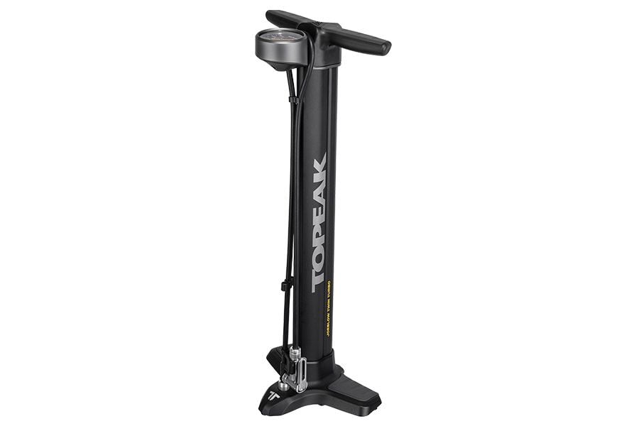 Topeak Joeblow Twin Turbo Floor pump Pressure gauge black