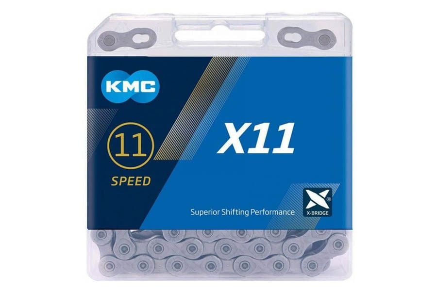 KMC X11 Bike Chain 11-speed 118 Links grey