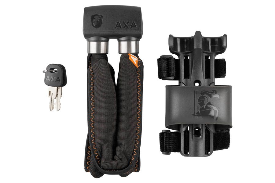 Candado Plegable Para Bicicleta COICER - 85 Cm De Acero Endurecido, Con 3 Llaves | Incluye Soporte De Montaje