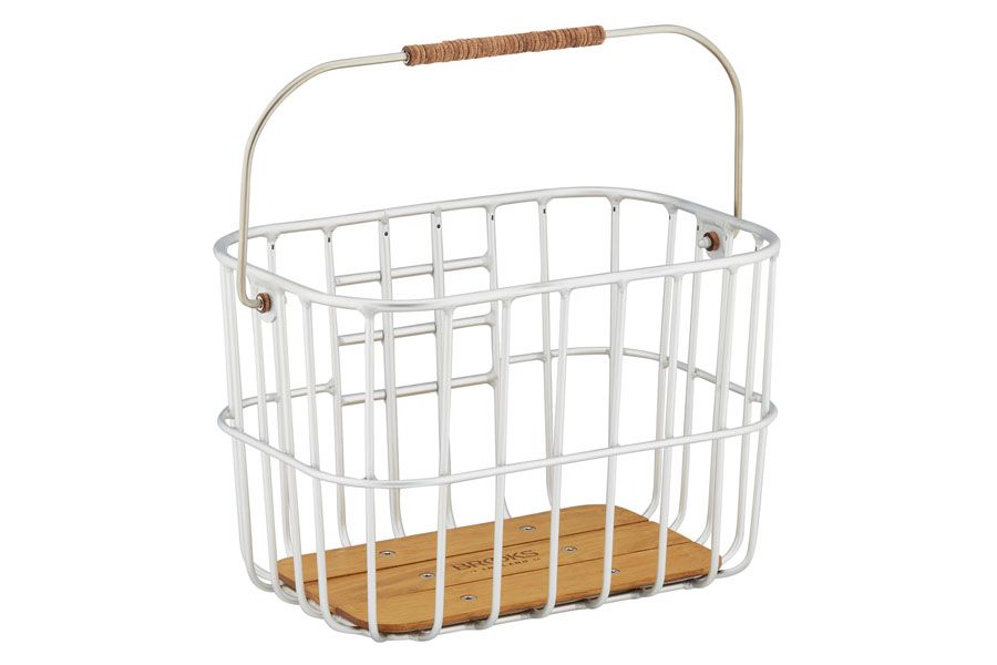 Brooks Hoxton Basket silver for your bike online Brooks Hoxton Basket silver for your bike online