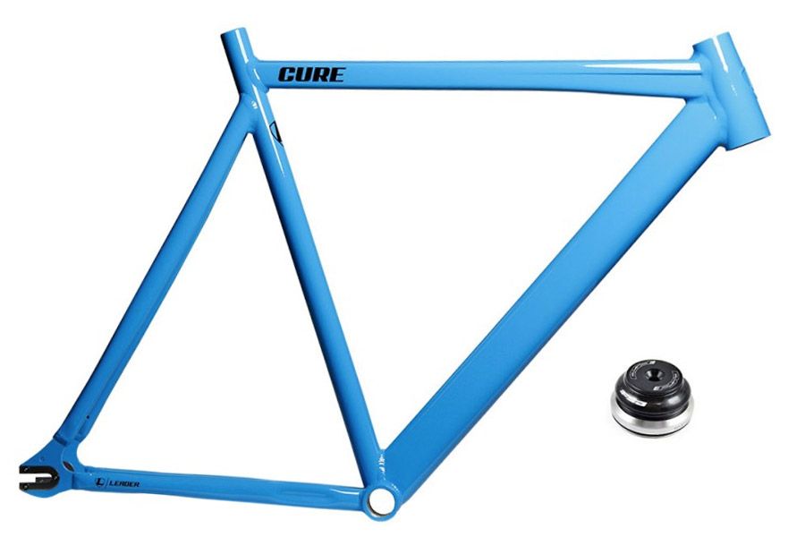 Buy Leader Cure Frame in blue color for fixie and single speed