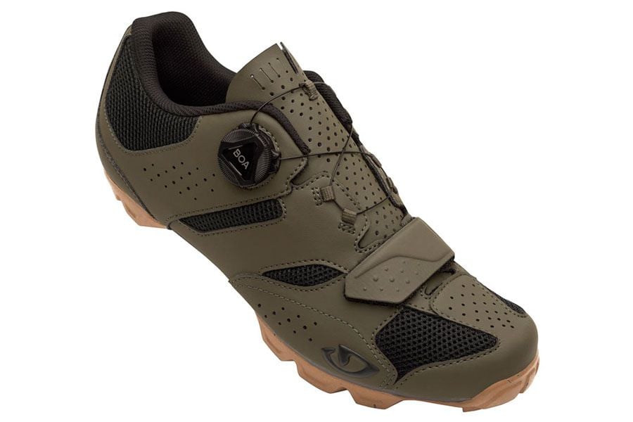 Giro Cylinder II Shoes for cyclists in green color