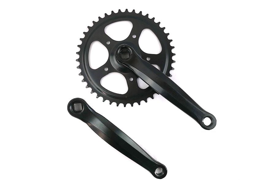 Single speed crankset 42t outlet
