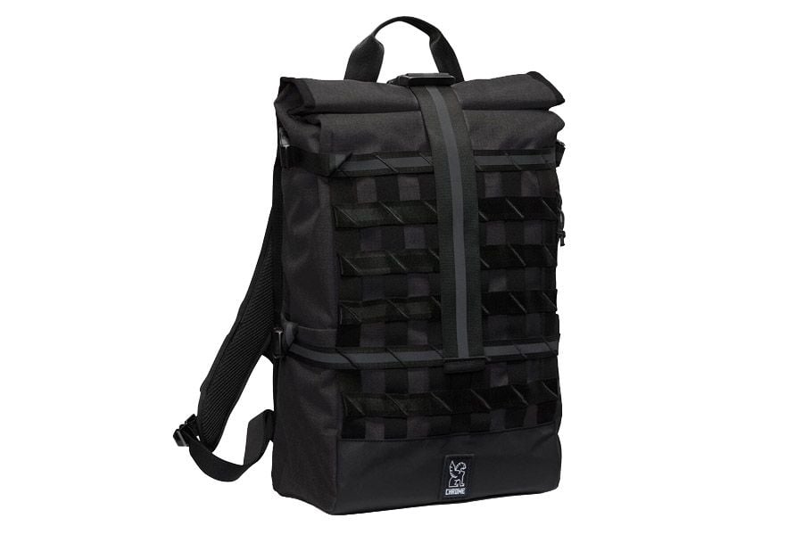 Chrome roll top backpack hotsell