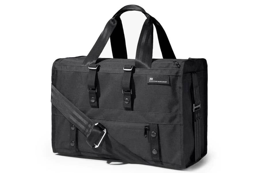 Mission Workshop The Transit: Duffle Travel Bag - Black