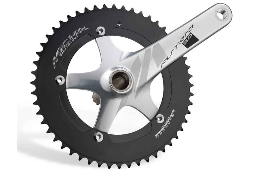 Miche Pistard 2.0 172.5mm 50T Crankset - Silver online Miche Pistard 2.0 172.5mm 50T Crankset - Silver online