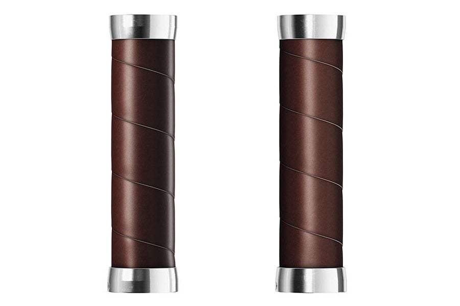 Brooks Slender Grips ブラウン Brooks Slender Leather Handlebar Grips Brown