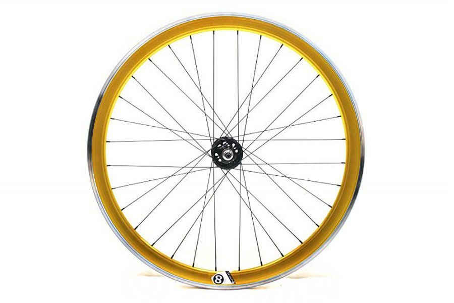 Origin8 Fixie Bike Rear Wheel Gold ADZ