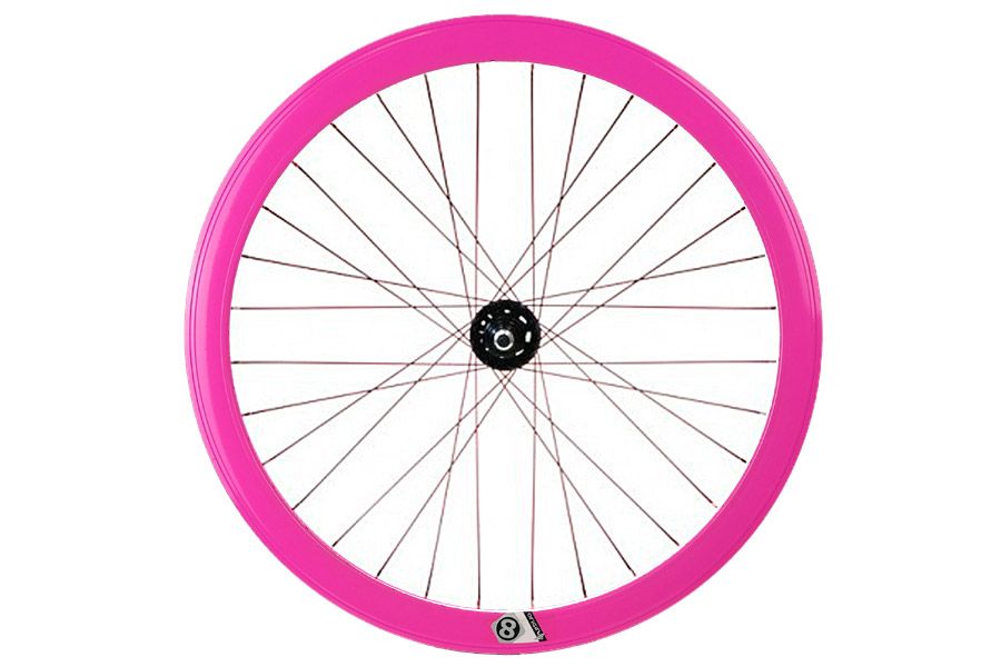 Origin8 Fixie Bike Rear Wheel Pink